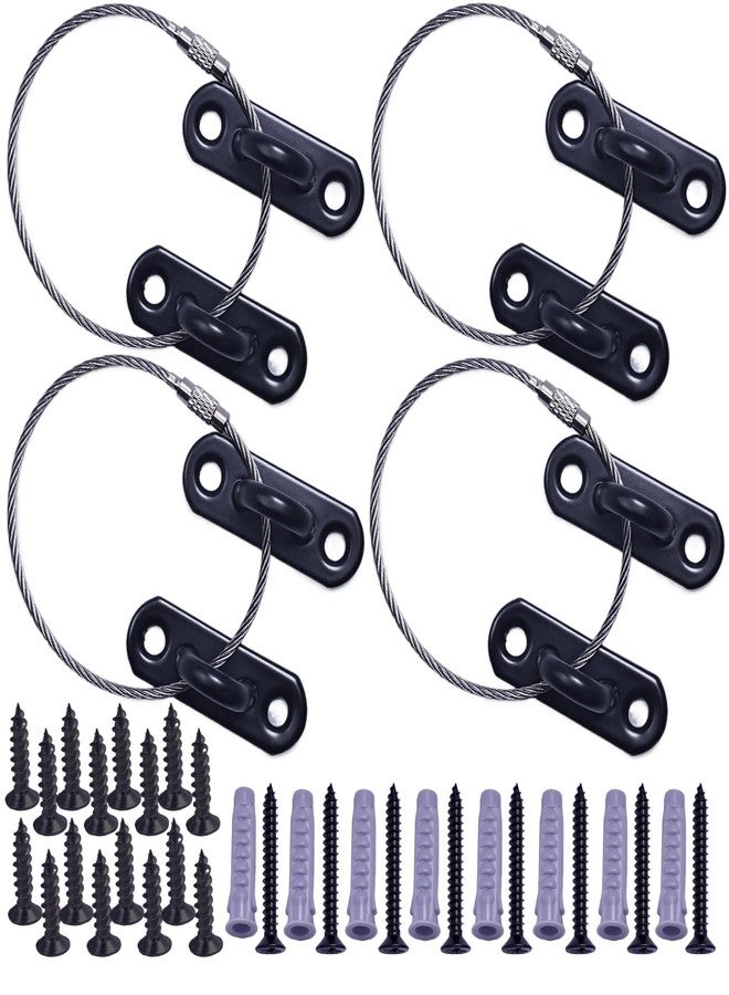 DAMILA Furniture Anchors for Baby Proofing Heavy Duty Anti Tip Kit Wall Anchors for Furniture to Prevent Tip-Over 400lbs Stainless Steel Straps for Dresser TV Stand, Bookcase Child & Pet Safety 4 Pack - Image 2